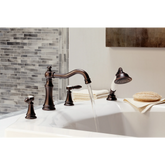 Weymouth Chrome Two-Handle Diverter Roman Tub Faucet including Handheld Shower