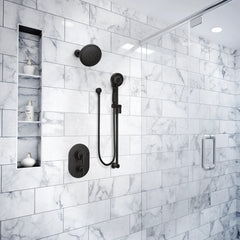 Doux Chrome Posi-Temp(R) with diverter valve trim