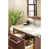 Rothbury Chrome Two-Handle Low Arc Bathroom Faucet