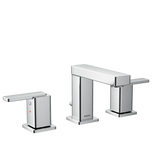 Iver Chrome two-handle high arc bathroom faucet