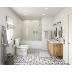 Banbury Brushed nickel Tank Lever