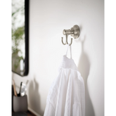 Gilmour Spot resist brushed nickel double robe hook