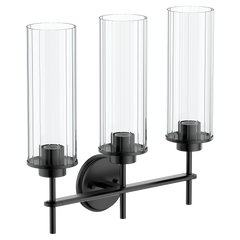 Greenfield Chrome three globe bath light