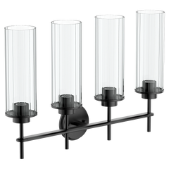 Greenfield Chrome four globe bath light