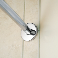 Curved Shower Rods Chrome 5' Curved Shower Rod
