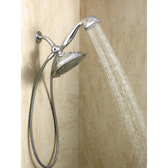 Refresh Seven-function 9" Diameter Standard Spray Head With Handheld Shower
