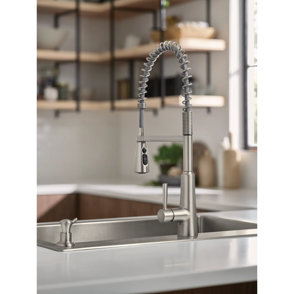 33" x 22" Stainless Steel 18 Gauge Single Bowl Dualmount Sink and Faucet Combination
