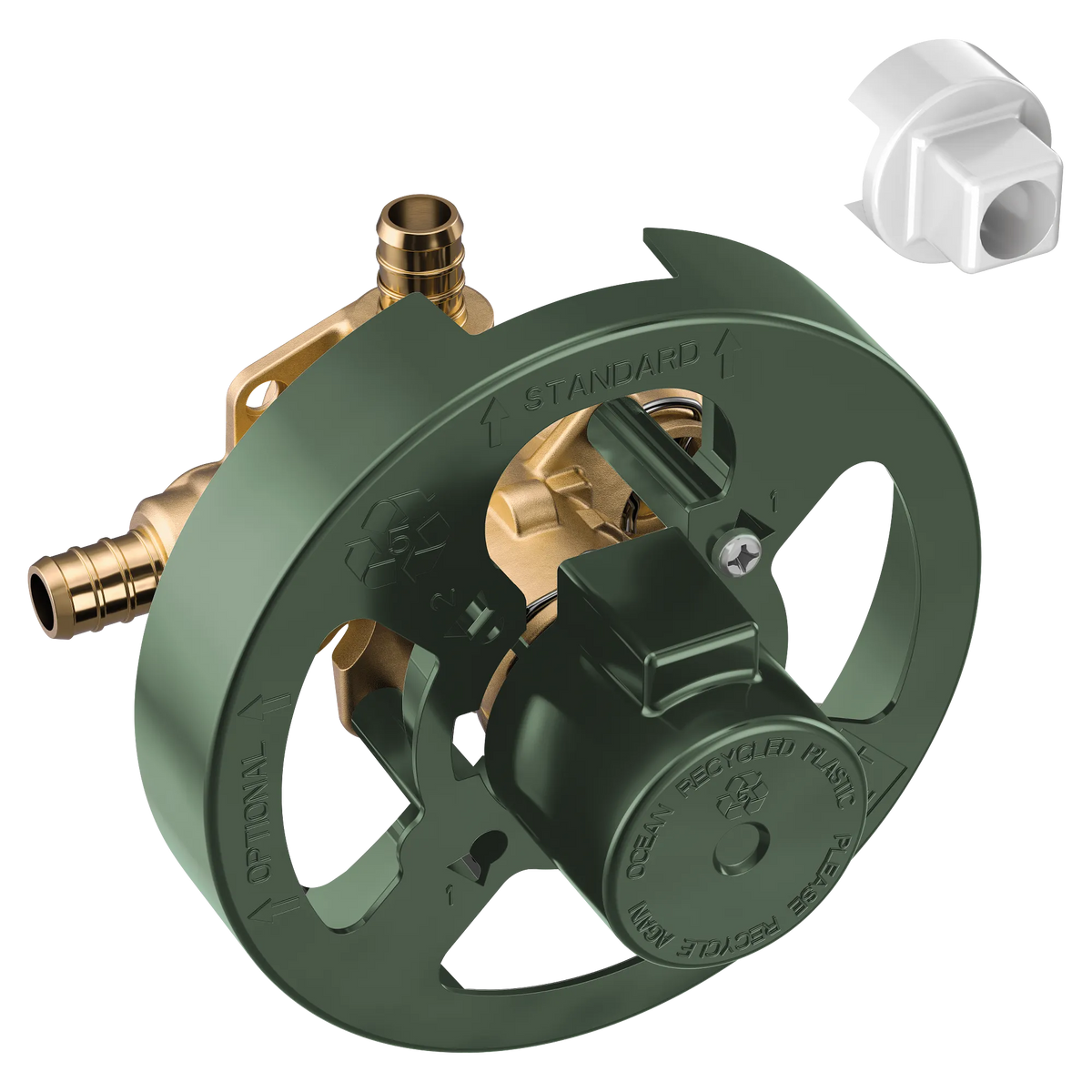 M-pact Posi-temp(r) 1/2" Crimp Ring Pex Connection Includes Pressure Balancing