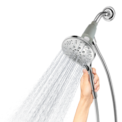 Attract Six-Function 5 1/2" Diameter Showerhead with Handshower