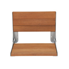Moen Home Care Stainless and Teak Folding Shower Seat