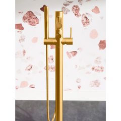 Align Chrome one-handle tub filler includes hand shower