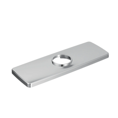 Slate Chrome one-handle low-profile bathroom faucet
