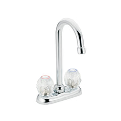 Chateau Chrome two-handle high arc bar faucet