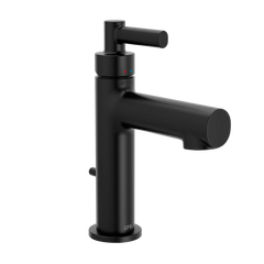 Aluma Matte black one-handle low arc bathroom faucet