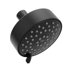 CFG Matte black three-function 4" diameter spray head standard