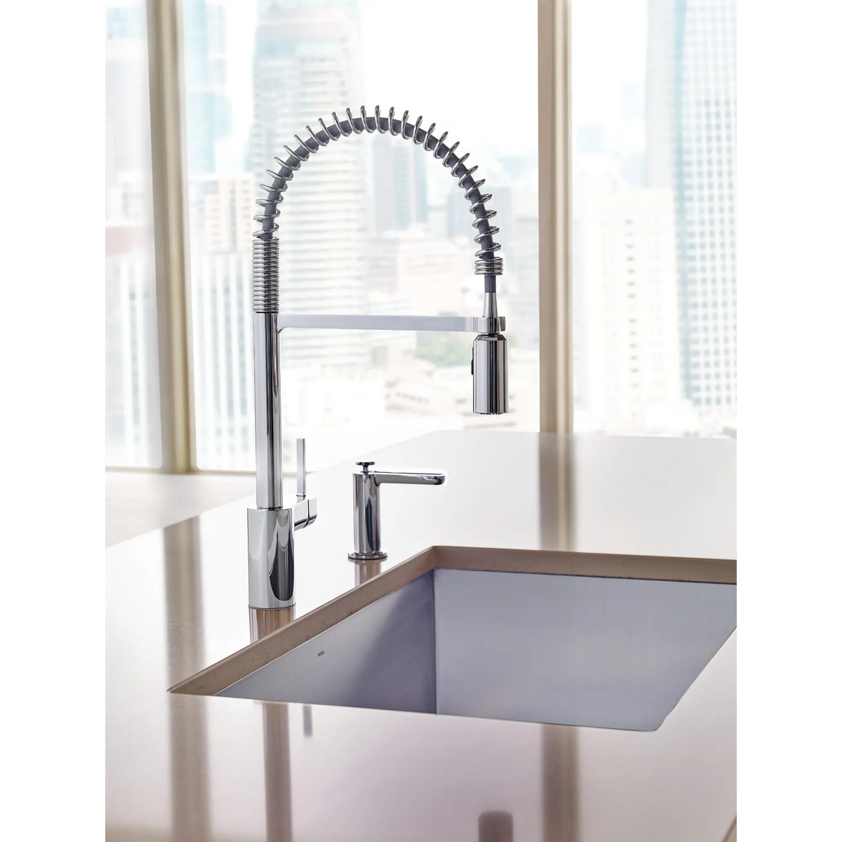 Align One-Handle Pre-Rinse Spring Pulldown Kitchen Faucet