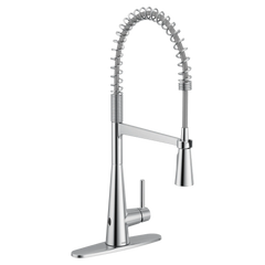 Sleek MotionSense Wave One-Handle Pre-Rinse Spring Touchless Kitchen Faucet