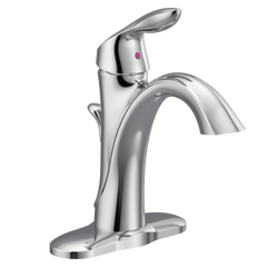 Eva Chrome one-handle low arc bathroom faucet