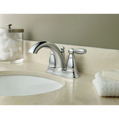 Brantford Two-handle Centerset Bathroom Sink Faucet