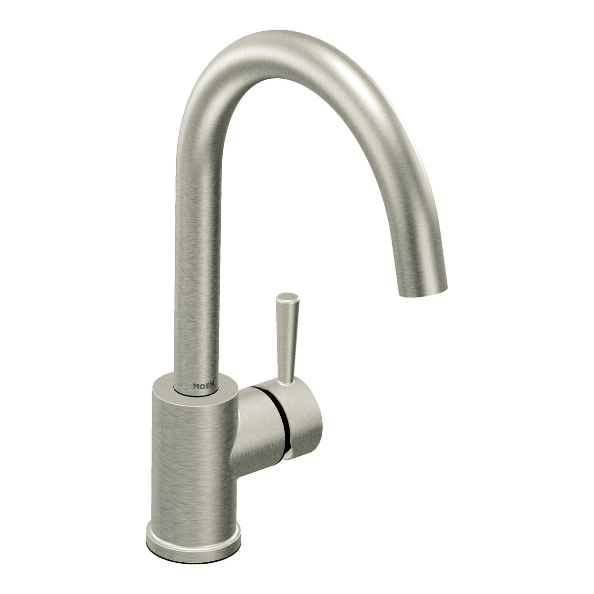 Level Classic stainless one-handle high arc kitchen faucet