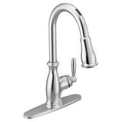 Brantford Smart Kitchen Faucet One-Handle High Arc Pulldown