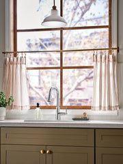 Ember Chrome one-handle high arc pulldown kitchen faucet