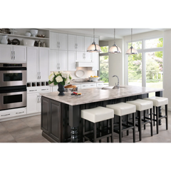 Brantford Chrome one-handle high arc pullout kitchen faucet