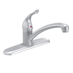 Chateau Chrome one-handle low arc kitchen faucet