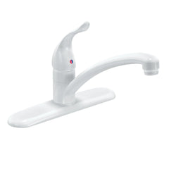 Chateau Chrome one-handle low arc kitchen faucet