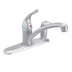 Chateau Chrome one-handle low arc kitchen faucet