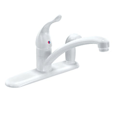 Chateau Chrome one-handle low arc kitchen faucet