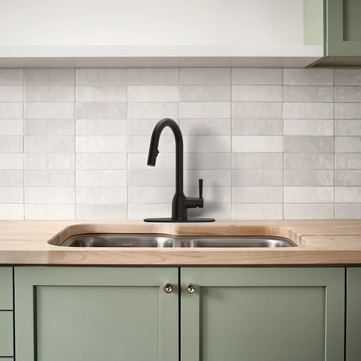 Chateau Matte black one-handle kitchen faucet