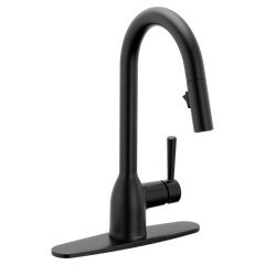 Chateau Matte black one-handle kitchen faucet
