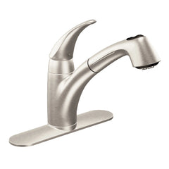 Extensa Chrome one-handle pullout kitchen faucet