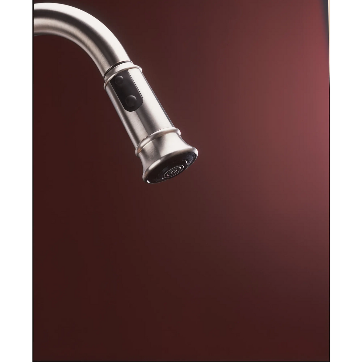 Aberdeen Chrome One-Handle High Arc Pulldown Kitchen Faucet