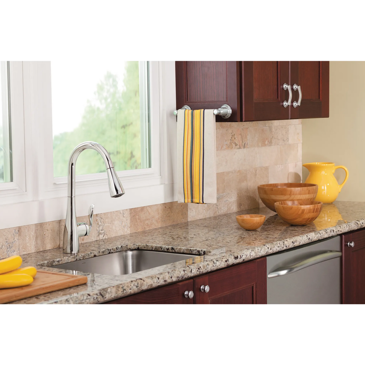 Arbor One-Handle High Arc Pulldown Kitchen Faucet