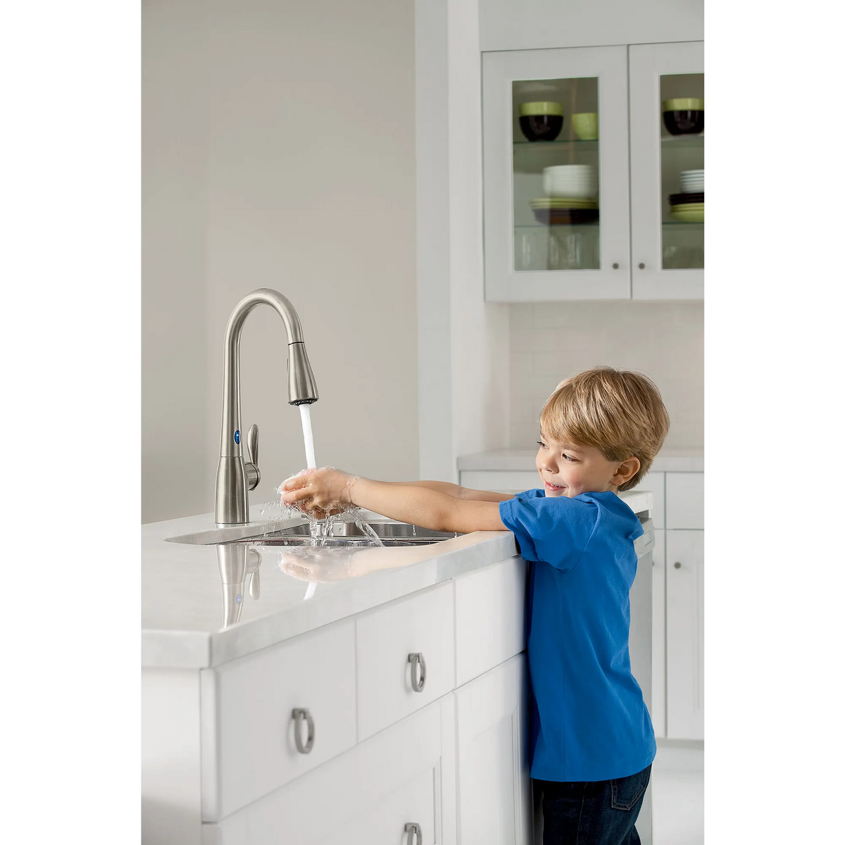 Arbor Chrome One-Handle High Arc Pulldown Kitchen Faucet