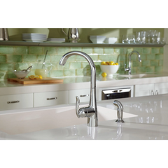 Arbor Chrome one-handle high arc kitchen faucet