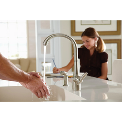 Arbor Chrome one-handle high arc kitchen faucet