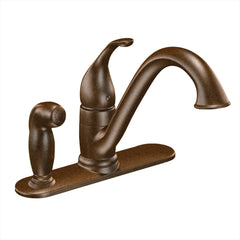 Camerist Chrome one-handle low arc kitchen faucet
