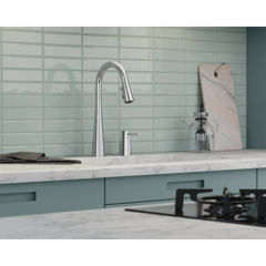 Sleek One-Handle Pulldown Kitchen Faucet