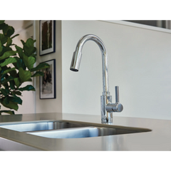 Genta LX One-Handle High Arc Pulldown Kitchen Faucet