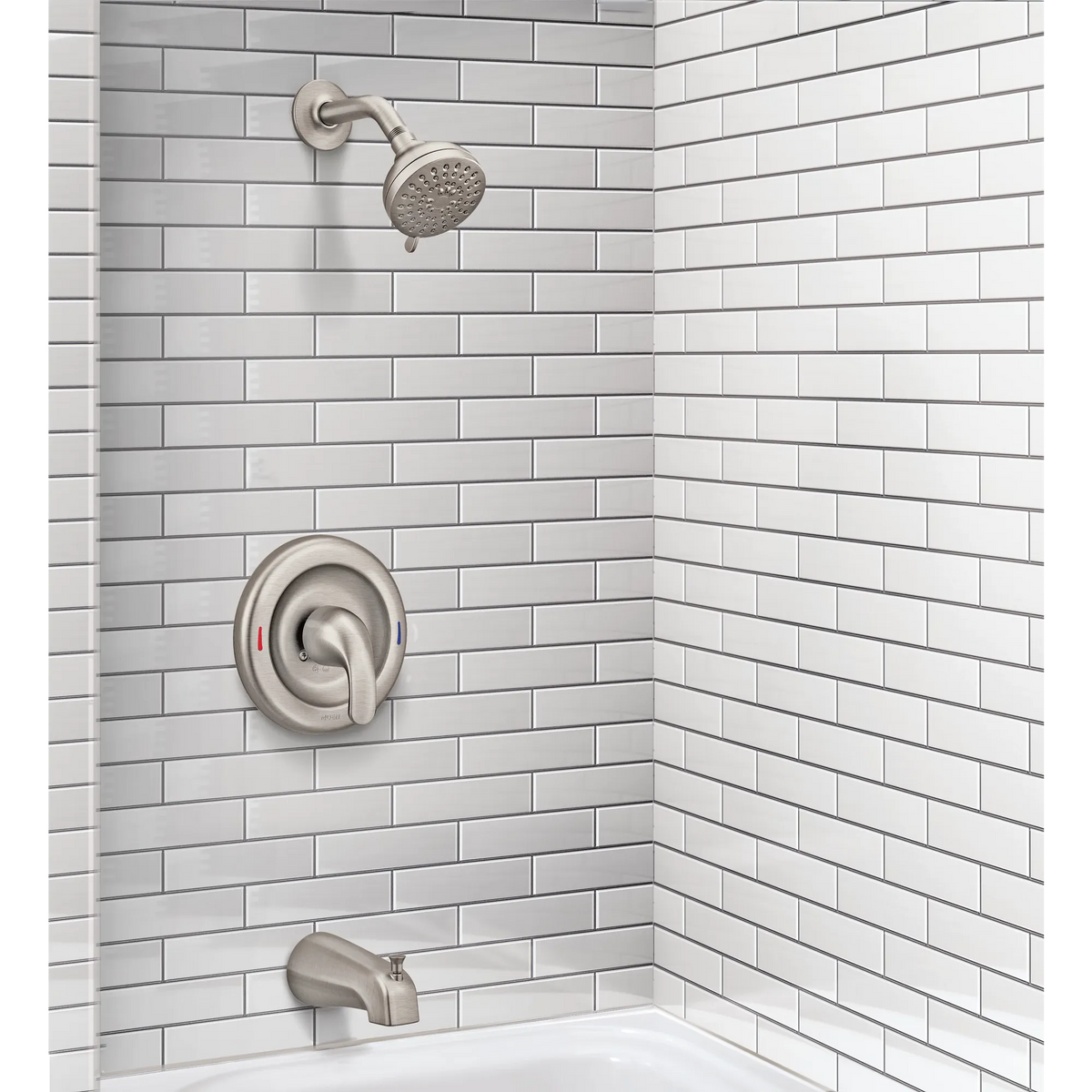 Traditional Chrome Posi-Temp(R) tub/shower