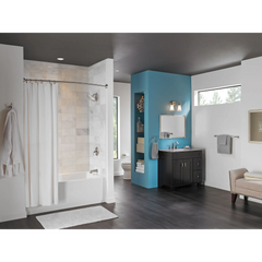 Oxby Brushed nickel Robe Hook