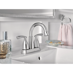 Essie Two-handle Centerset Bathroom Sink Faucet