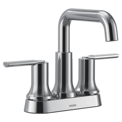 Zyla Chrome two-handle high arc bathroom faucet