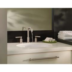 Gibson Chrome two-handle high arc bathroom faucet