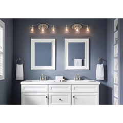 Hamden Spot Resist Brushed Nickel Two-Handle High Arc Bathroom Faucet