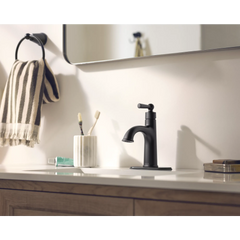 Caldwell Chrome one-handle high arc bathroom faucet