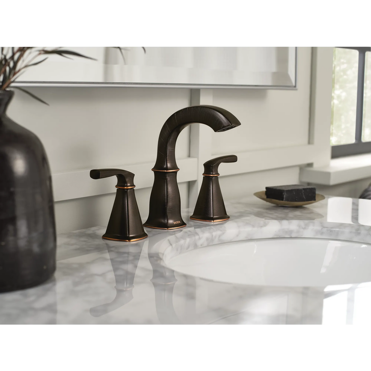 Finney Two-Handle High Arc Bathroom Faucet